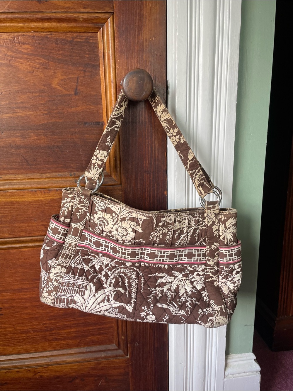Vera Bradley Imperial Toile Retired Shoulder Bag